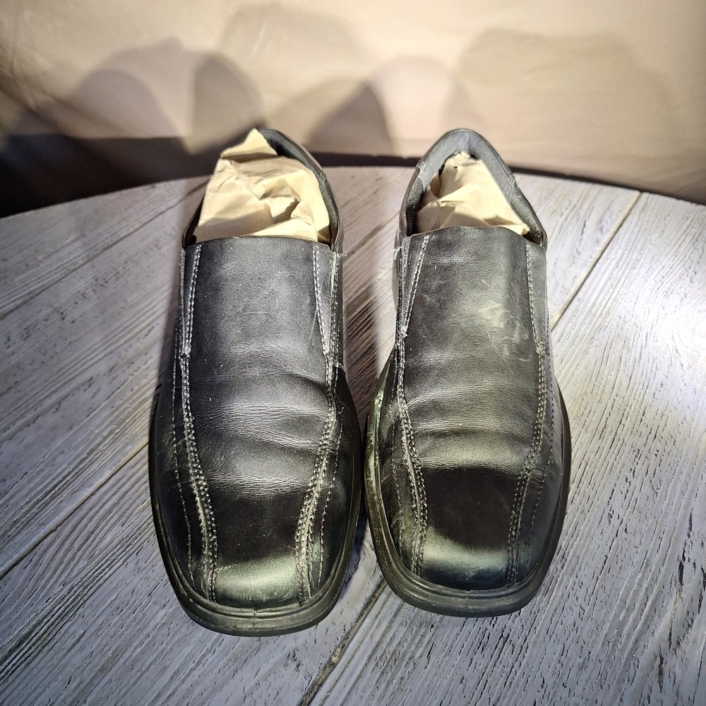 ECCO Men's Leather Black Light Casual Shoes Size EU 43/ US 9-9.5 - Picture 3 of 12